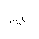 1-(Fluoromethyl)cyclopropanecarboxylic Acid