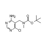 4-Amino-5-[[(Boc)(methyl)amino]methyl]-6-chloropyrimidine