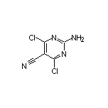 2-Amino-4,6-dichloropyrimidine-5-carbonitrile