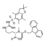 N2-Fmoc-N2-methyl-N5-[imino[[(2,3-dihydro-2,2,4,6,7-pentamethyl-5-benzofuranyl)sulfonyl]amino]methyl]-L-ornithine