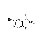 2-Bromo-5-fluoroisonicotinamide