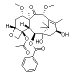 (2aR,4S,4aS,6R,9S,11S,12S,12aR,12bS)-12b-Acetoxy-9,11-dihydroxy-4,6-dimethoxy-4a,8,13,13-tetramethyl-5-oxo-2a,3,4,4a,5,6,9,10,11,12,12a,12b-dodecahydro-1H-7,11-methanocyclodeca[3,4]benzo[1,2-b]oxet-12-yl Benzoate