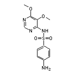 4-Amino-N-(5,6-dimethoxy-4-pyrimidinyl)benzenesulfonamide