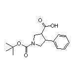 1-Boc-4-phenylpyrrolidine-3-carboxylic Acid