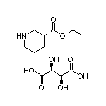 Ethyl (R)-Piperidine-3-carboxylate D-Tartrate 