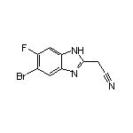 5-Bromo-2-(cyanomethyl)-6-fluorobenzimidazole