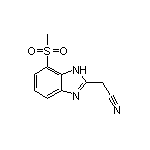 2-(Cyanomethyl)-7-(methylsulfonyl)benzimidazole