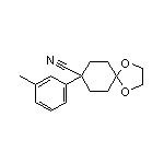 8-(3-Methylphenyl)-1,4-dioxaspiro[4.5]decane-8-carbonitrile