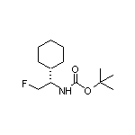 (S)-N-Boc-1-cyclohexyl-2-fluoroethylamine