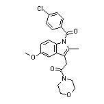 2-[1-(4-Chlorobenzoyl)-5-methoxy-2-methyl-3-indolyl]-1-morpholinoethanone