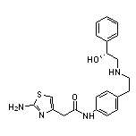 (R)-2-(2-Amino-4-thiazolyl)-N-[4-[2-[(2-hydroxy-2-phenylethyl)amino]ethyl]phenyl]acetamide