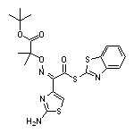 tert-Butyl (Z)-2-[[[1-(2-Amino-4-thiazolyl)-2-[benzo[d]thiazol-2-ylthio]-2-oxoethylidene]amino]oxy]-2-methylpropionate