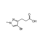 3-(4-Bromo-1-methyl-3-pyrazolyl)propionic Acid