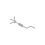 Trimethyl(1-pentyn-1-yl)silane