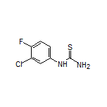 (3-Chloro-4-fluorophenyl)thiourea