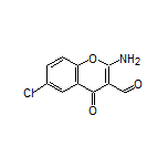 2-Amino-6-chloro-4-oxo-4H-chromene-3-carbaldehyde