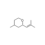 4-Methyl-2-(2-methyl-1-propenyl)tetrahydro-2H-pyran