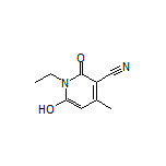 1-Ethyl-6-hydroxy-4-methyl-2-oxo-1,2-dihydropyridine-3-carbonitrile