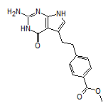 Methyl 4-[2-(2-Amino-4-oxo-4,7-dihydro-3H-pyrrolo[2,3-d]pyrimidin-5-yl)ethyl]benzoate