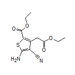 Ethyl 5-Amino-4-cyano-3-(2-ethoxy-2-oxoethyl)thiophene-2-carboxylate