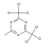2-Methyl-4,6-bis(trichloromethyl)-1,3,5-triazine
