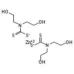 Bis(2-hydroxyethyl)dithiocarbamic Acid Zinc(II) Salt