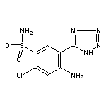 5-(2-Amino-4-chloro-5-sulfamoylphenyl)-1H-tetrazole