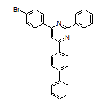 4-(4-Biphenylyl)-6-(4-bromophenyl)-2-phenylpyrimidine