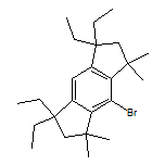 4-Bromo-1,1,7,7-tetraethyl-1,2,3,5,6,7-hexahydro-3,3,5,5-tetramethyl-s-indacene