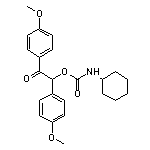 1,2-Bis(4-methoxyphenyl)-2-oxoethyl Cyclohexylcarbamate