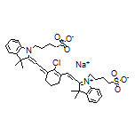 Sodium 4-[2-[2-[2-Chloro-3-[2-[3,3-dimethyl-1-(4-sulfonatobutyl)-3H-indol-1-ium-2-yl]vinyl]-2-cyclohexen-1-ylidene]ethylidene]-3,3-dimethylindolin-1-yl]butane-1-sulfonate