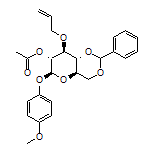 4-Methoxyphenyl 2-O-Acetyl-3-O-allyl-4,6-O-benzylidene-beta-D-glucopyranoside