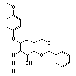 4-Methoxyphenyl 2-Azido-4,6-O-benzylidene-2-deoxy-beta-D-glucopyranoside