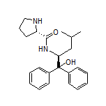 (S)-N-[(S)-1-Hydroxy-4-methyl-1,1-diphenyl-2-pentyl]pyrrolidine-2-carboxamide