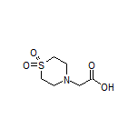 2-(1,1-Dioxidothiomorpholino)acetic Acid