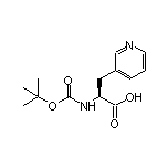 (S)-2-[(tert-Butoxycarbonyl)amino]-3-(pyridin-3-yl)propanoic Acid