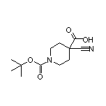 1-Boc-4-cyanopiperidine-4-carboxylic Acid