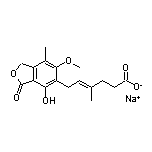 Sodium (E)-6-(4-Hydroxy-6-methoxy-7-methyl-3-oxo-1,3-dihydro-5-isobenzofuranyl)-4-methyl-4-hexenoate