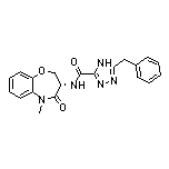 (S)-5-Benzyl-N-(5-methyl-4-oxo-2,3,4,5-tetrahydrobenzo[b][1,4]oxazepin-3-yl)-4H-1,2,4-triazole-3-carboxamide