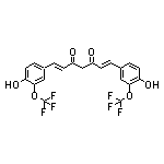 (1E,6E)-1,7-Bis[4-hydroxy-3-(trifluoromethoxy)phenyl]-1,6-heptadiene-3,5-dione