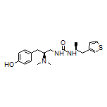 1-[(S)-2-(Dimethylamino)-3-(4-hydroxyphenyl)propyl]-3-[(S)-1-(3-thienyl)-2-propyl]urea