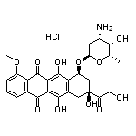 (8S,10S)-10-[[(2R,4S,5S,6S)-4-Amino-5-hydroxy-6-methyl-2-tetrahydropyranyl]oxy]-6,8,11-trihydroxy-8-(2-hydroxyacetyl)-1-methoxy-7,8,9,10-tetrahydrotetracene-5,12-dione Hydrochloride