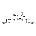 1,5-Bis[(4-methoxybenzyl)oxy]-4-oxo-1,4-dihydropyridine-2-carboxylic Acid