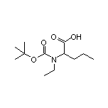 2-[(Boc)(ethyl)amino]pentanoic Acid