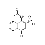 N-(4-Hydroxy-2-nitro-4a,8a-dihydro-1-naphthyl)acetamide