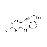 3-[2-Chloro-4-(cyclopentylamino)-5-pyrimidinyl]-2-propyn-1-ol