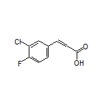 3-Chloro-4-fluorocinnamic Acid, Predominantly trans