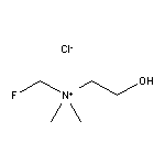 2-Fluoro-N,N,N-trimethylethanaminium Chloride