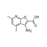 3-Amino-4,6-dimethylthieno[2,3-b]pyridine-2-carboxylic Acid