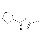 2-Amino-5-cyclopentyl-1,3,4-thiadiazole